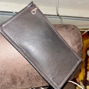 Coach Dark Brown Leather Wallet